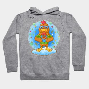 Rooster super hero costume Hoodie